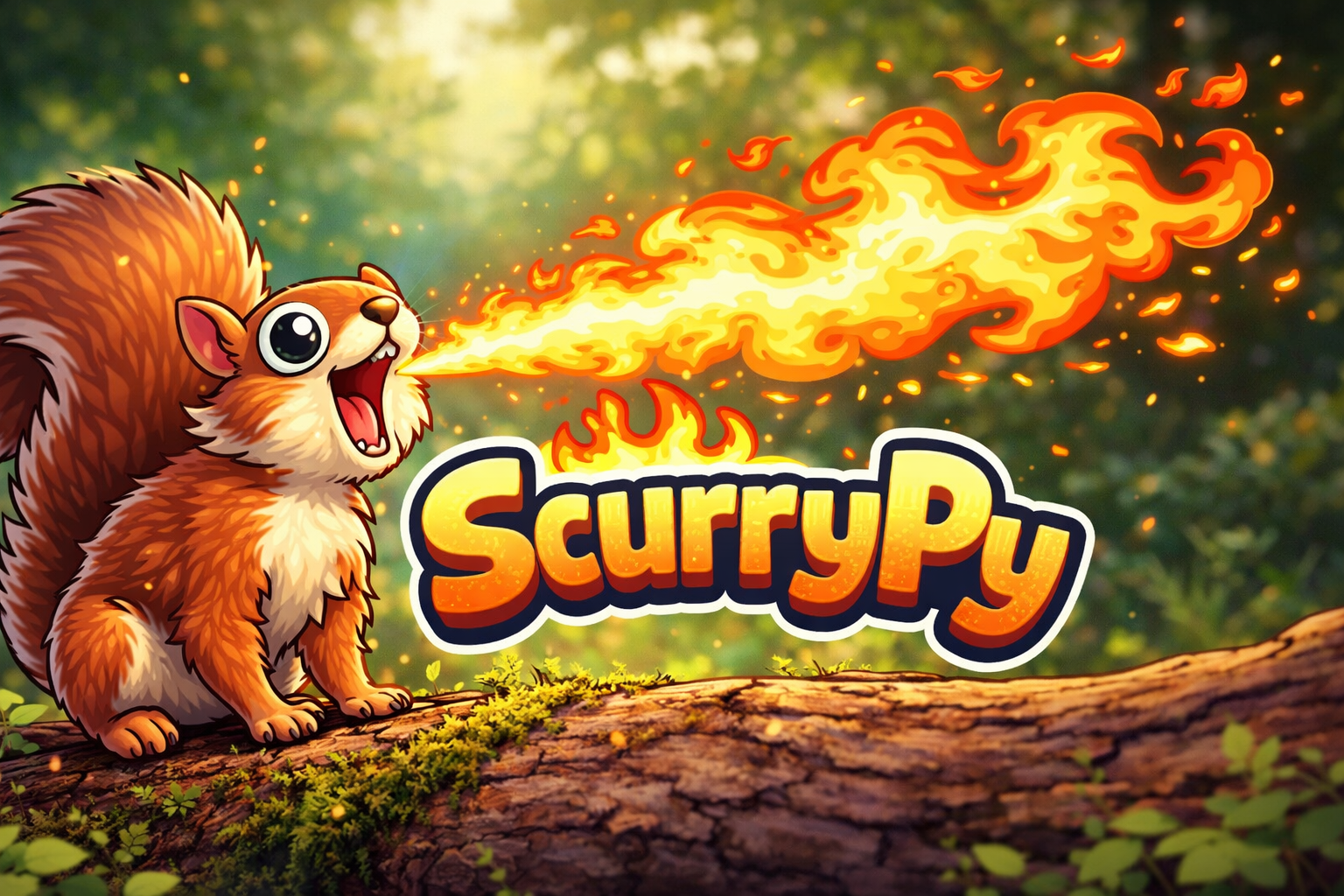 Fire-breathing squirrel